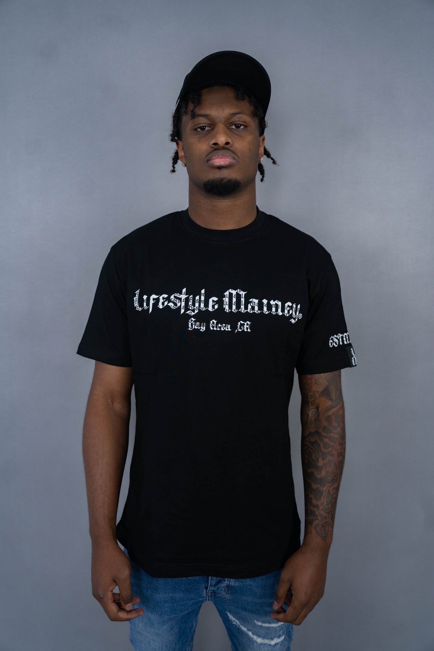 LM Black T-shirt “Respect my Lifestyle”