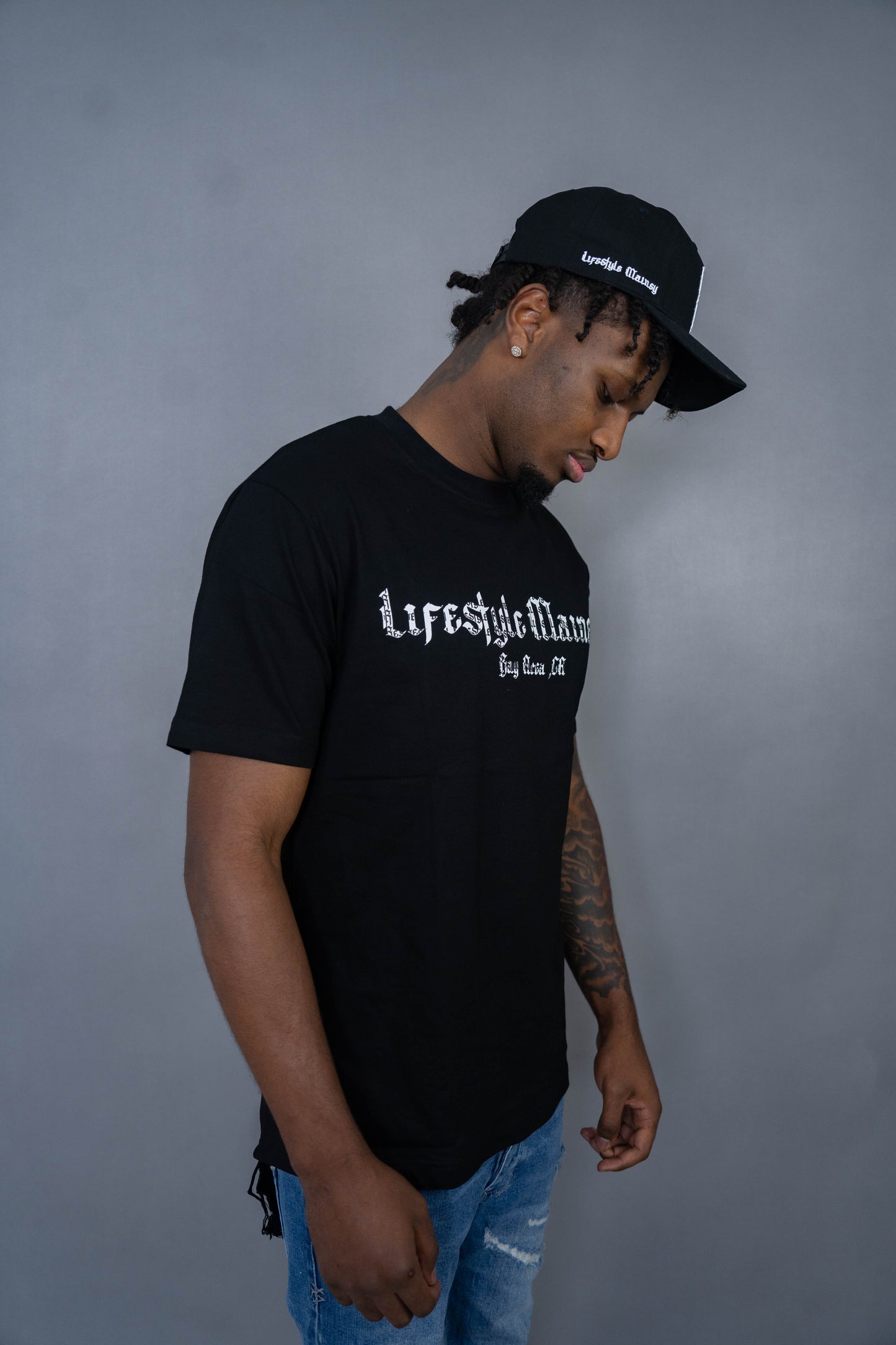 LM Black T-shirt “Respect my Lifestyle”