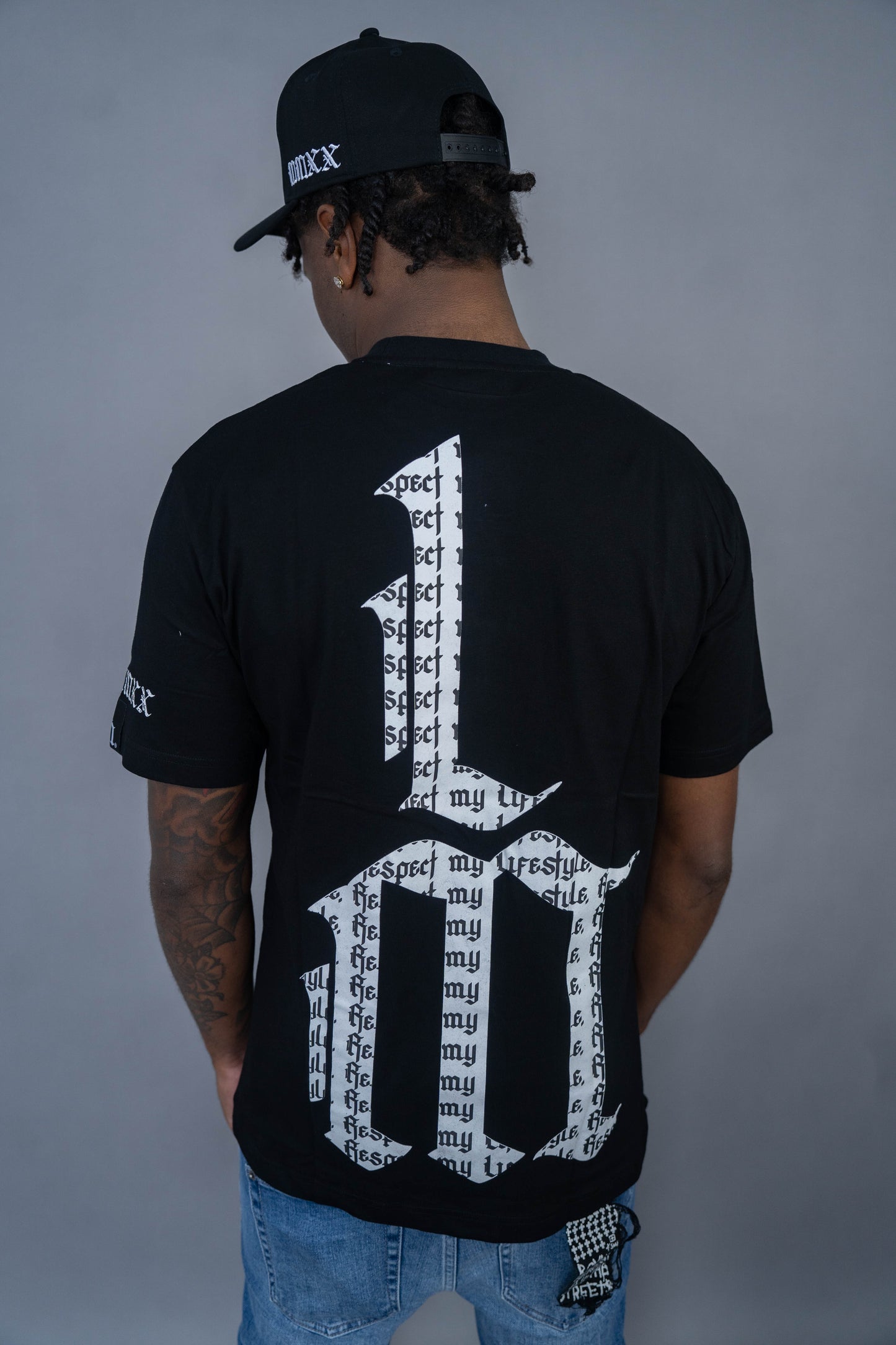 LM Black T-shirt “Respect my Lifestyle”