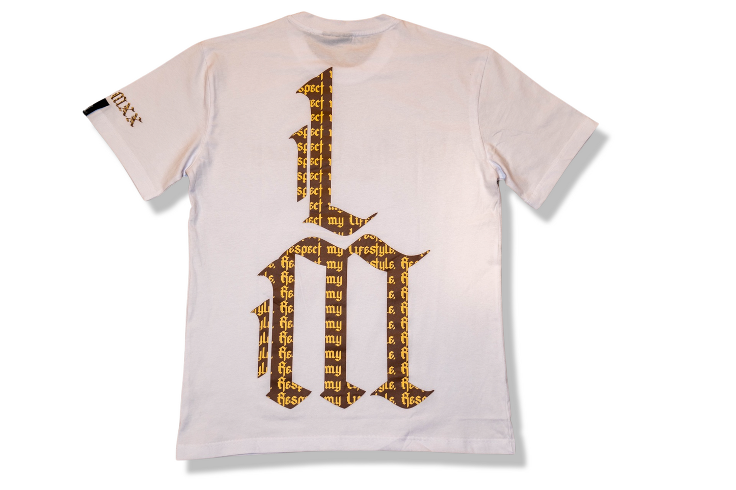 LM White T-shirt “Respect My Lifestyle”