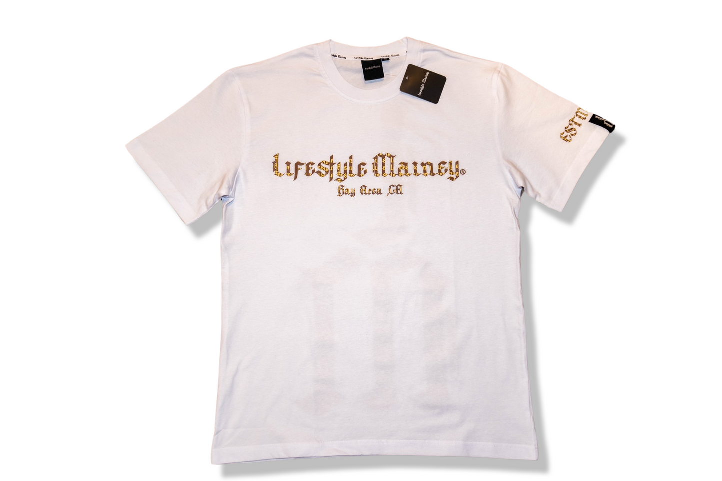 LM White T-shirt “Respect My Lifestyle”