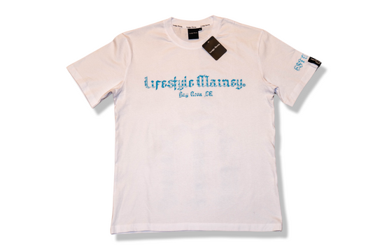 LM White T-shirt “Respect My Lifestyle”